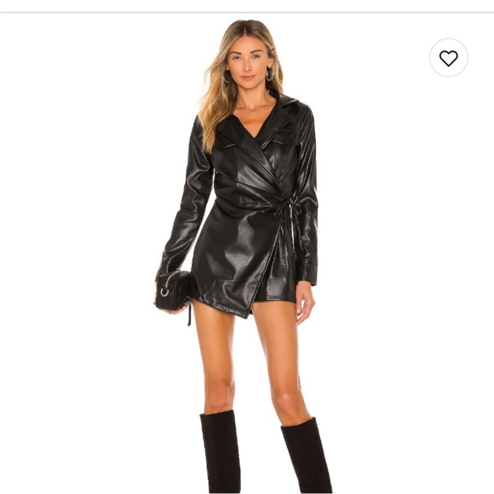 Superdown Leather Skort